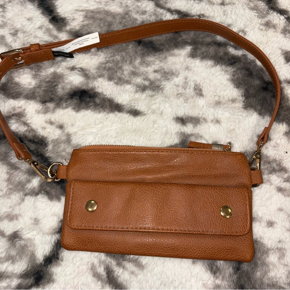 Brown Leather Crossbody/Belt Bag